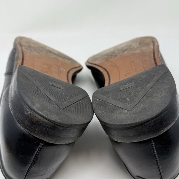 Allen Edmonds Clifton Oxfords Shoes Mens 9.5 D Black Leather Cap Toe Dress